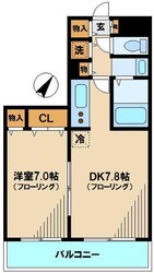 アクシス若宮の物件間取画像